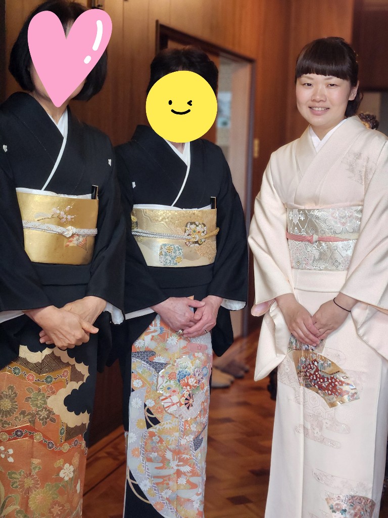 出張着付　結婚式（留袖、訪問着）